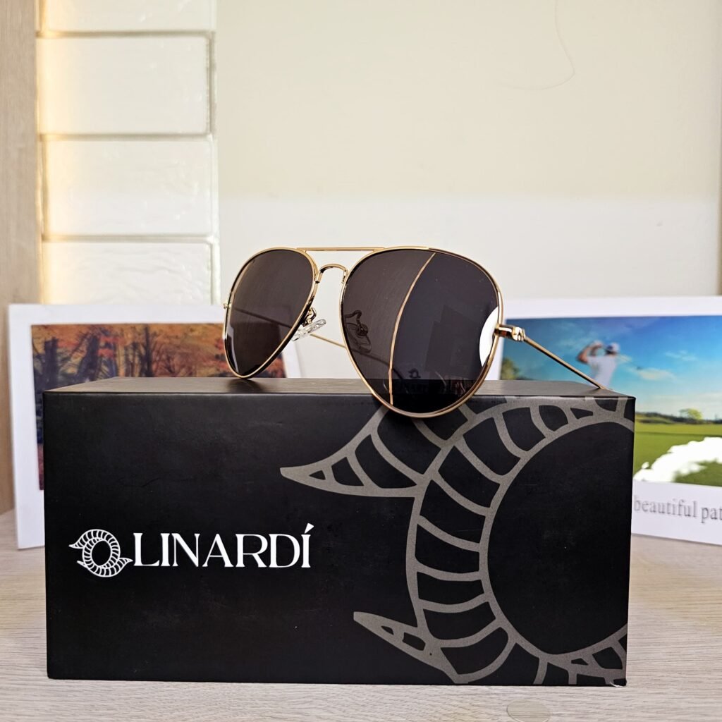 AviadorBlack Linardi Lentes de sol polarizados para hombre y mujer - Imagen 3