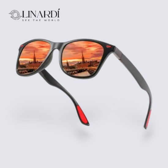 ElegantBrown Linardi Lentes de sol polarizados para hombre y mujer