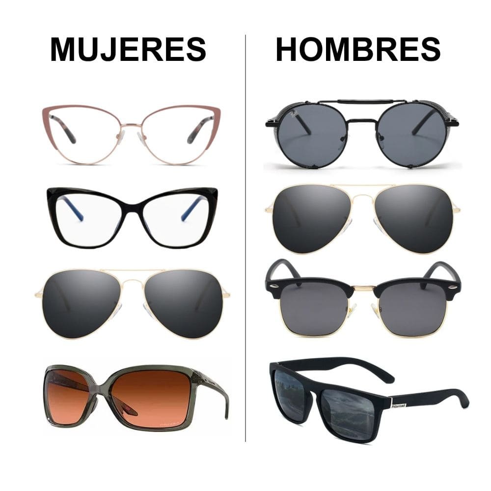 Lentes rostro cuadrado