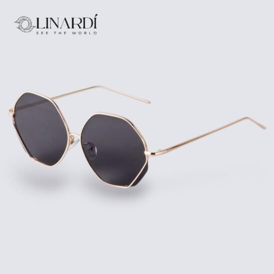 LENTES DE SOL ELEGANTES LINARDI MUJER FEMENINO HEX BLACK SUN