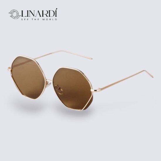 LENTES DE SOL ELEGANTES LINARDI MUJER FEMENINO HEX BROW SUN