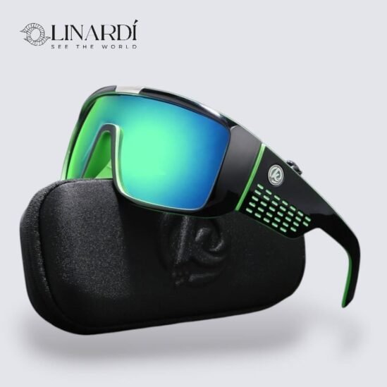 LENTES DE SOL DEPORTIVOS KDEAM UNISEX GREEN ULTRA