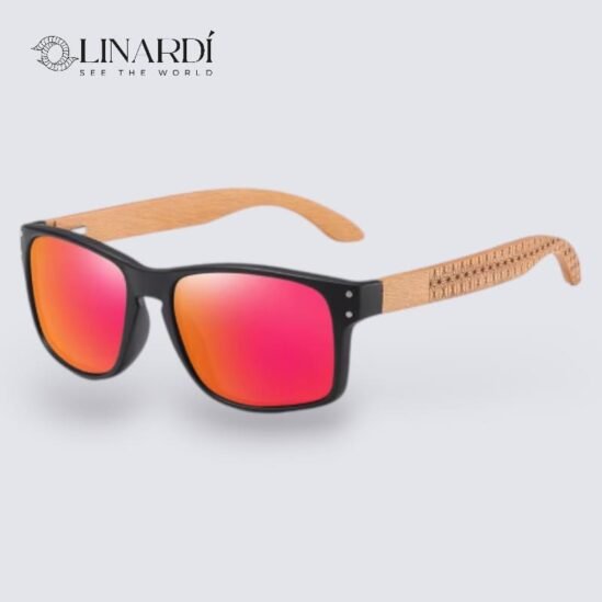 Linardi BambooOrange Con Visión Hd y protección Uv400 Unisex