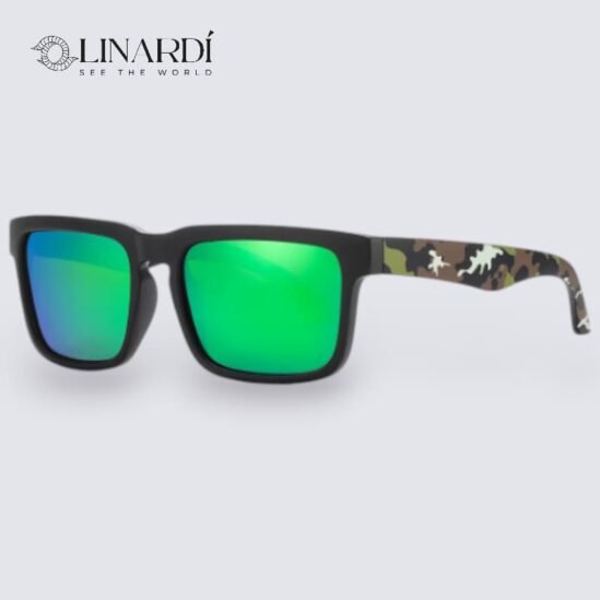 Linardi MirageGreenMilitar con Visión HD y protección UV400
