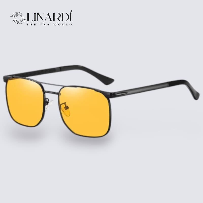Linardi ZephyroYellow Con Visión Hd y protección Uv400 Unisex y Visión Nocturna
