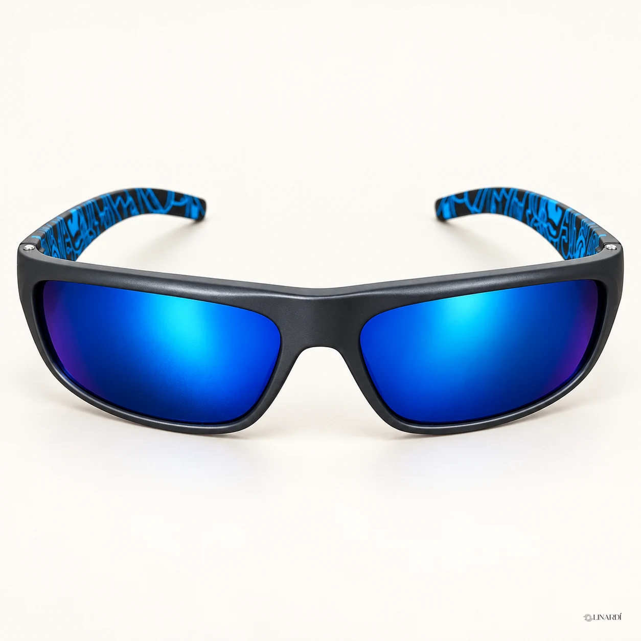 Deportivo azul espejo — Estampado azul